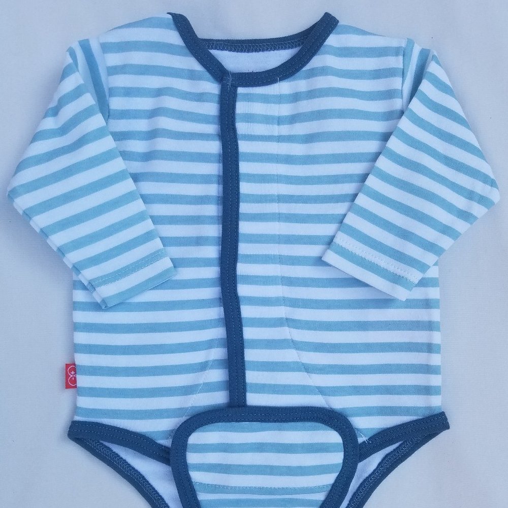 New Magnificent Baby Stripe Burrito Onsie